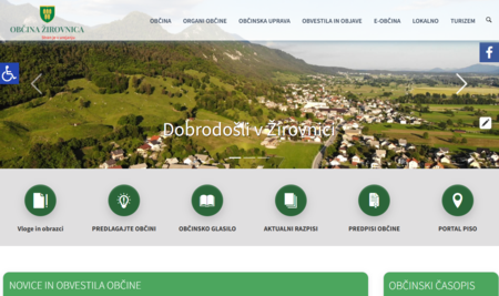 Spletna stran Občine Žirovnica